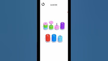 Hoop Stack Level 213 WalkThrough Solution Gameplay
