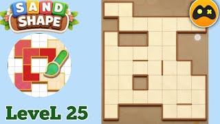 Sand Shape Level 25 Solution Walkthrough 