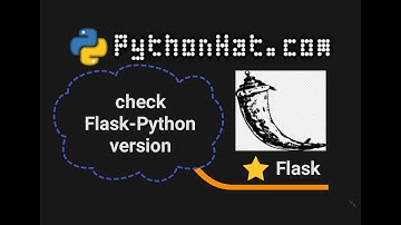 How to check Flask Python version