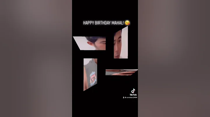 My simple video editing  Happy Birthday Mahal ko