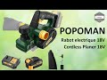 Popoman cordless planer  cordless planer popoman  18v 4ah  unboxing