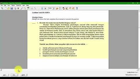 Membuat Soal CBT Moodle dengan Examview