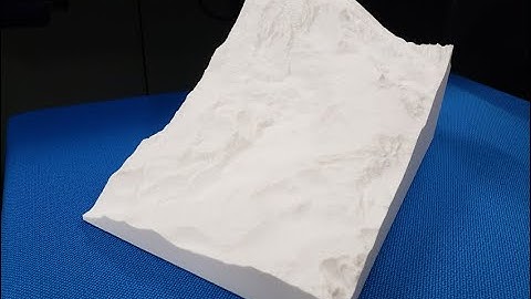 How to 3D Print Real Mountains