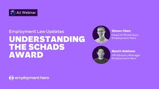 Webinar - Understanding the SCHADS Award