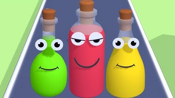 Juice Run 3D Gameplay All Levels iOS,Android