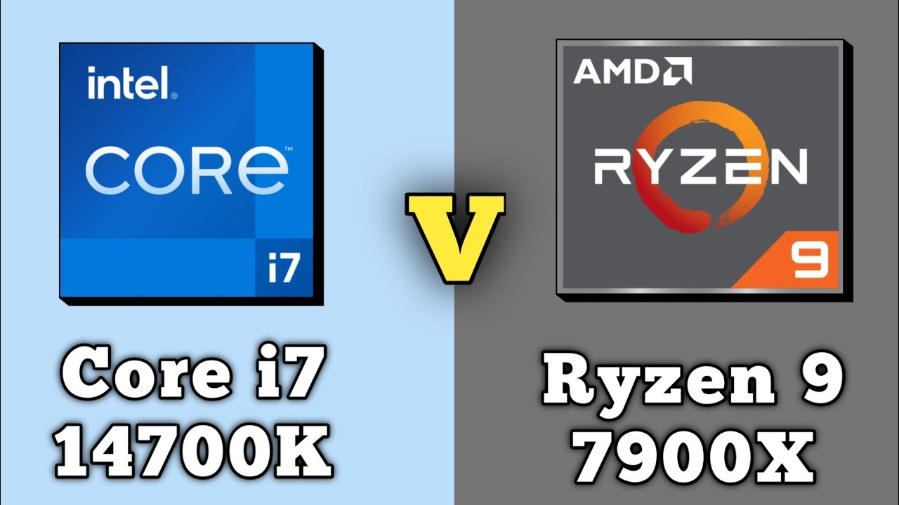 Core i7 14700K vs Ryzen 9 7900X Processor || Intel Core i7 14700K vs ...