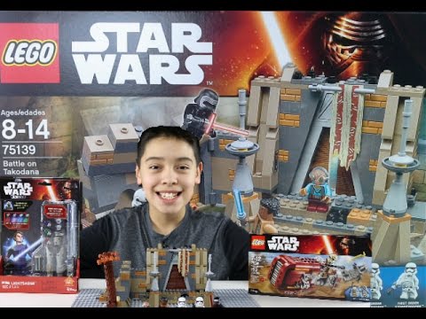 building toys for 3 year olds Lego Star Wars The Force Awakens Battle on Takodana Review| Lego Starwars Rey's Speeder Giveaway