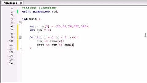 Buckys C++ Programming Tutorials   34   Using Arrays in Calculations