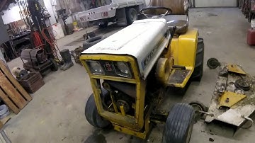 International Cub cadet lawn tractor restoration part 1