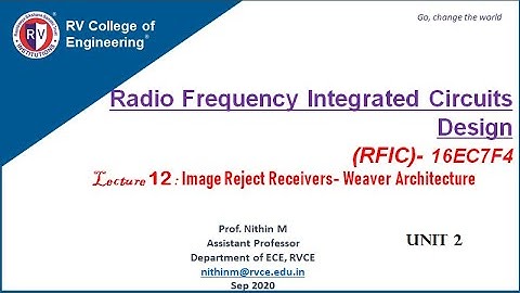 RFIC Unit 2 Lecture 12
