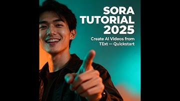 OpenAI Sora Tutorial 2025 — Create AI Videos from Text (Quickstart)