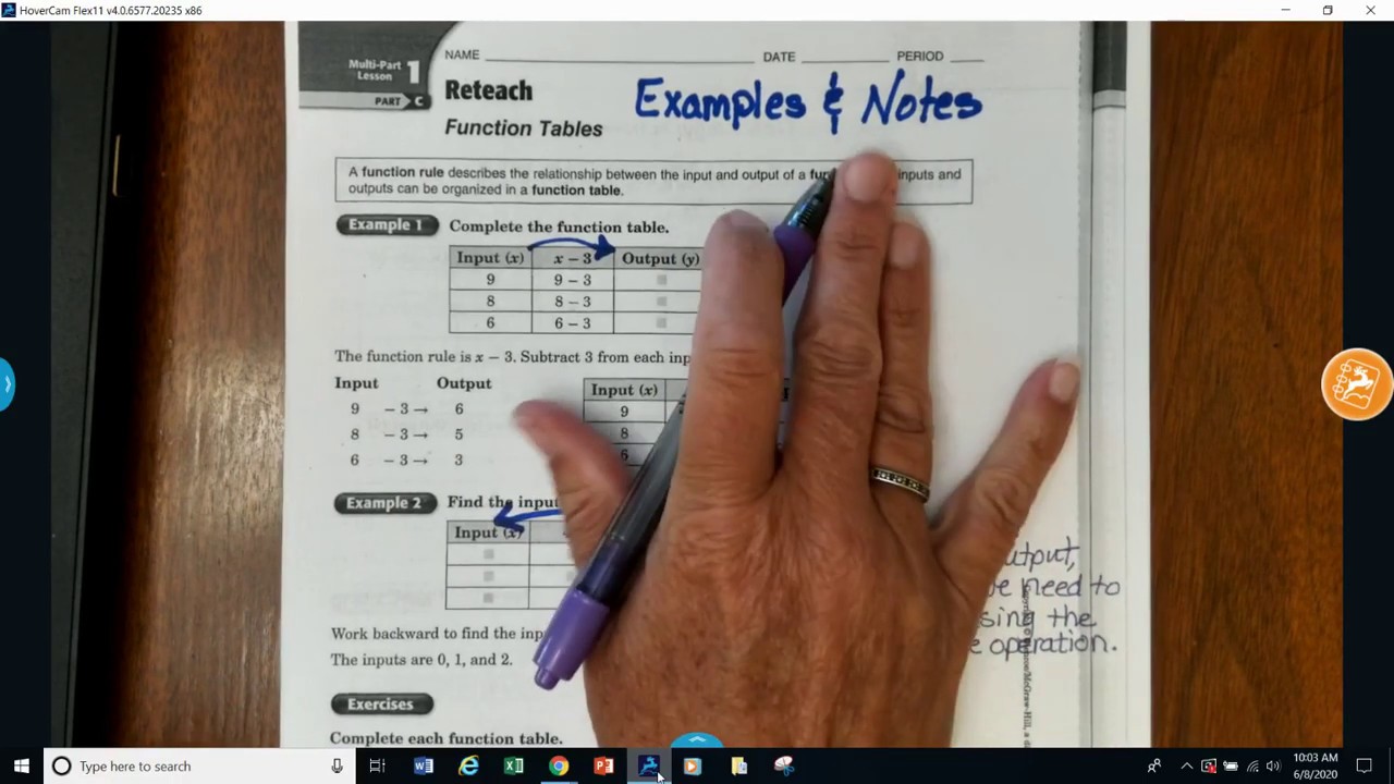 Function Tables - YouTube
