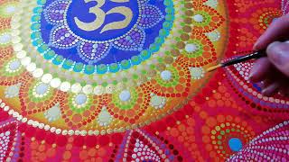 Dot painting Acrylic Mandala