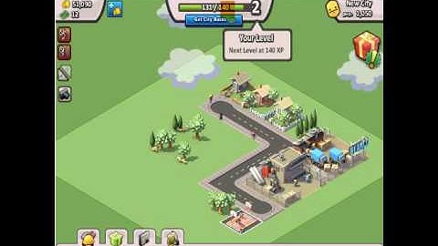 Social City facebook, gameplay review 1