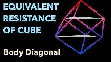 Equivalent Resistance of Cube across Body Diagonal  | JEE  | Equivalent Resistance Problems Class 10