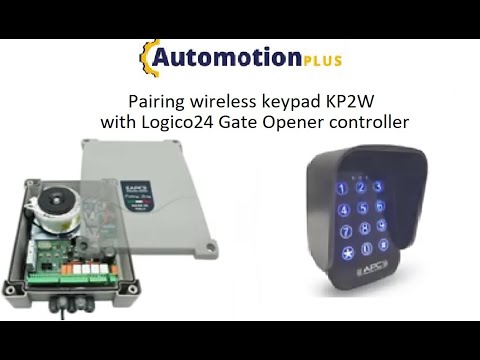 How to pair wireless keypad with Logico24 | pairing keypad | KP2W