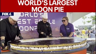 World's largest edible Moon Pie served in Irving