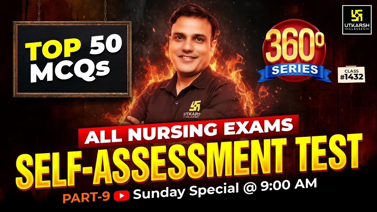 360 Degree Series #1432 | 200 Topics Theory | Nursing Officer & Staff Nurse | Dr. Shailendra Sir