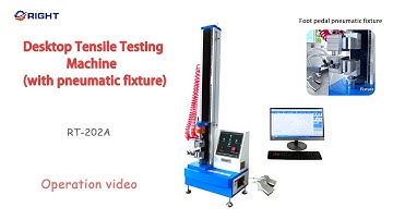 RT-202A Desktop Fabric Tensile Testing Machine with Pneumatic Fixture