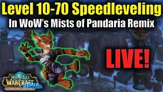 MoP Remix Launch 10-70 Speedrun as a Monk