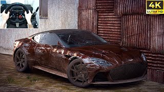 Rebuilding ASTON MARTIN DBS (1000HP) | Forza Horizon 5 | Steering Wheel Gameplay