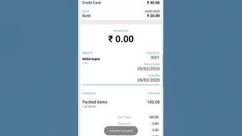 History Icon in Invoice   Book Keeper Android Lite   Invoice History Feature 923443292360