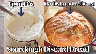Your Sourdough Discard Deserves This Crispy Crust Bread