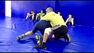 throws for 4 points in a standing position, MMA wrestling