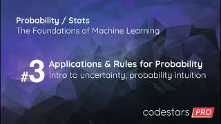 Uncertainty and probability intuition - Probability / Stats: The Foundations of Machine Learning