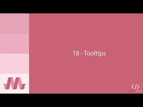 18 - Tooltips [Materialize CSS]