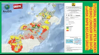 Tutorial Membuat Peta Analisis Indeks Risiko Longsor Dari Data inaRISK BNPB Gratis II ArcGIS/ArcMap screenshot 2