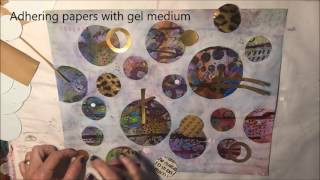 CHM - Mixed Media Abstract Circles How To
