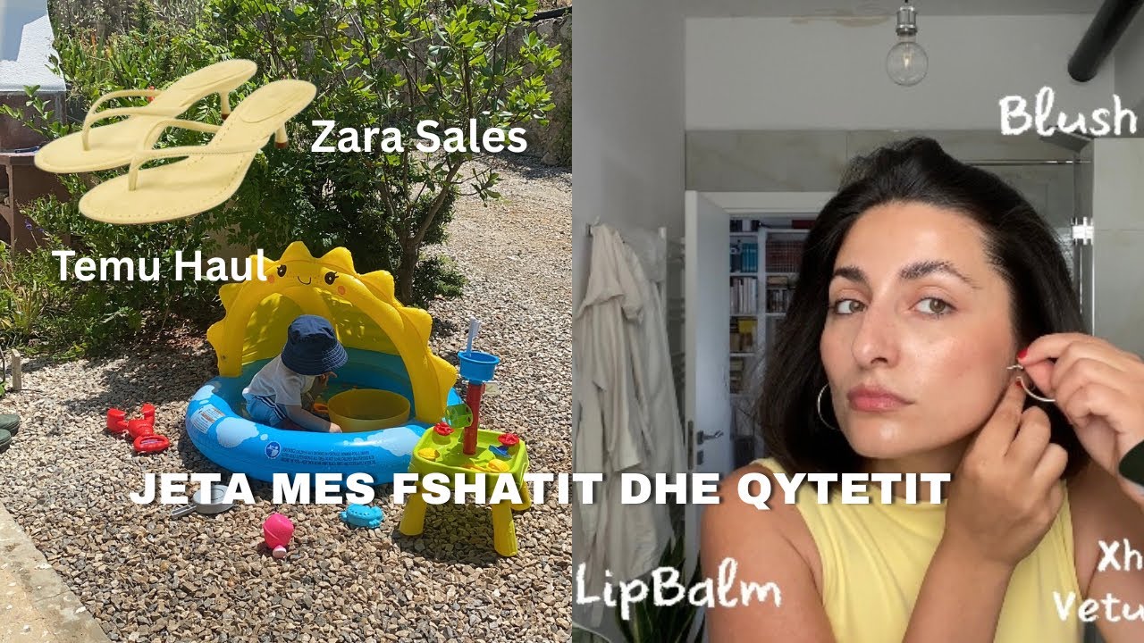 Nga fshati te qyteti, Temu haul, Zara sale & përditshmëria me Batonin! Vlog Shqip