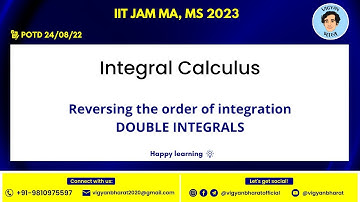 Reversing the order of Integration | Double Integrals | Integral Calculus | Vigyan Bharat #calculus