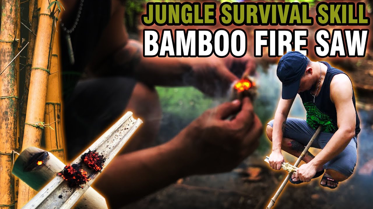 How to Start a Fire in a Survival Situation Bamboo Fire Saw Tutorial