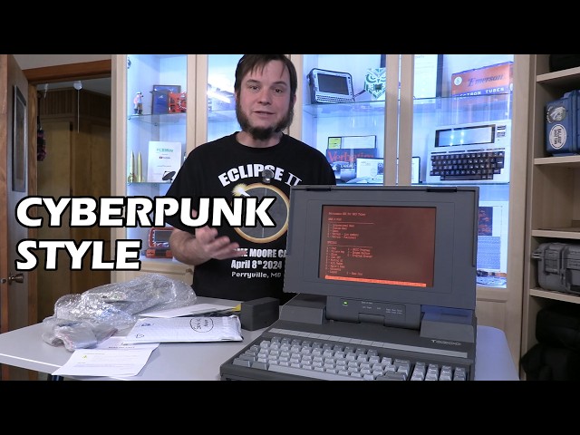 Retro Tech Review: Toshiba T3200 286 Laptop With Gas Plasma Screen