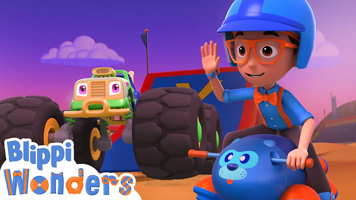 Monster Truck 🏍️ Blippi Wonders | Cartoons for Kids - Explore With Me!