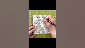 #38 Easy Zentangle patterns for beginners  #art #doodle #drawing