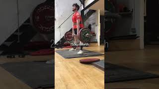 December to march deadlift progress #powerlifting