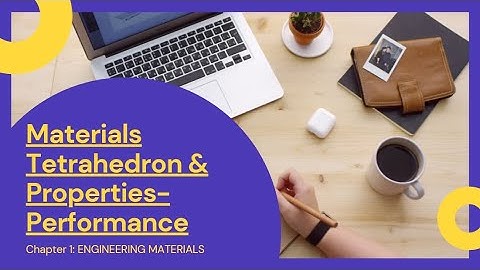 Chapter 1Materials Tetrahedron and Properties Performance