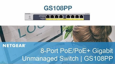 Meet the NETGEAR 8-Port PoE/PoE+ Gigabit Ethernet Unmanaged Switch | Business