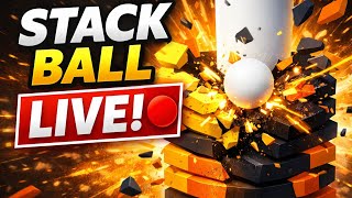 🔴 Stack Ball LIVE | Satisfying Smash Gameplay 😍#StackBallLive​​​​​​