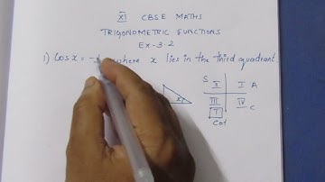 CBSE NCERT CLASS 11 MATHS TRIGONOMETRIC FUNCTIONS EX 3.2 SUM 1(SOLUTION IN TAMIL)