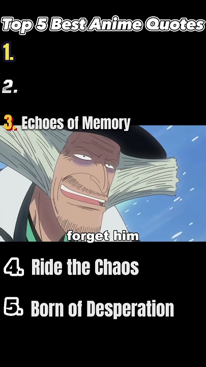 'Top 5 Anime Quotes That Hit HARD' #lifequotes #deepquotes# #motivation