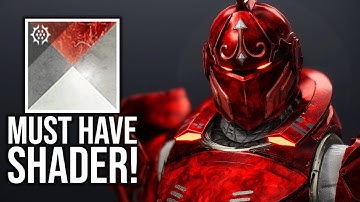 This New Shader Is A MUST HAVE! Unique Animated Effect! - Destiny 2 Lightfall
