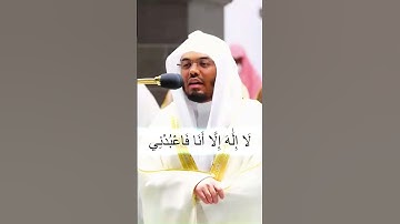 إني أنا ربك فاخلع نعليك إنك بالواد المقدس طوى|تلاوة خاشعة و مميزة من سورة طه للشيخ ياسر الدوسري