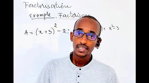 Factoiser une expression littérale