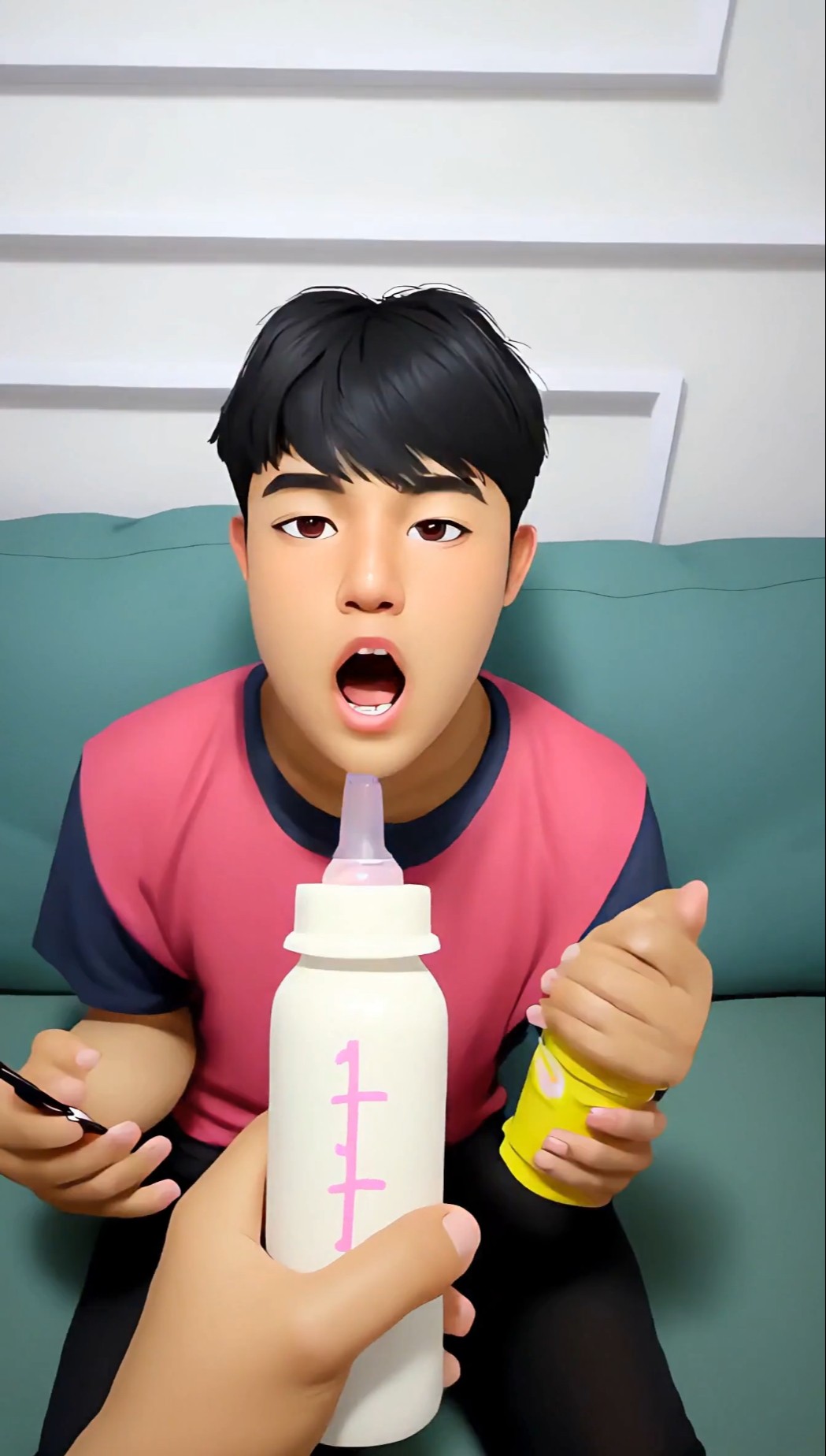 Drinking suitable milk - Animation School