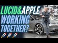 Lucid & Apple Possible Collaboration! New Evidence! Stock Explodes Up on News !