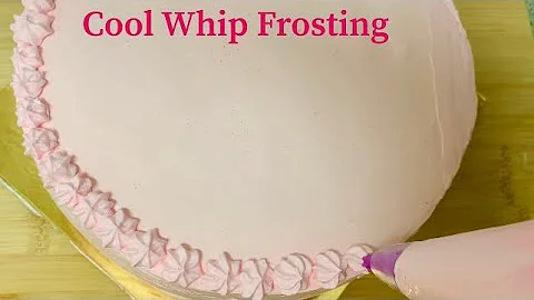 Stabilized Whipped Cream frosting | Cool Whip Frosting | Whip Cream Frosting-with Gelatin/Jello